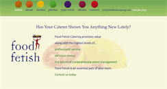 Desktop Screenshot of foodfetishcatering.com